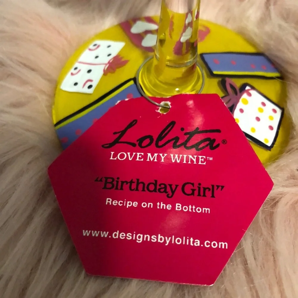 Lolita Birthday Girl Wine Glass
